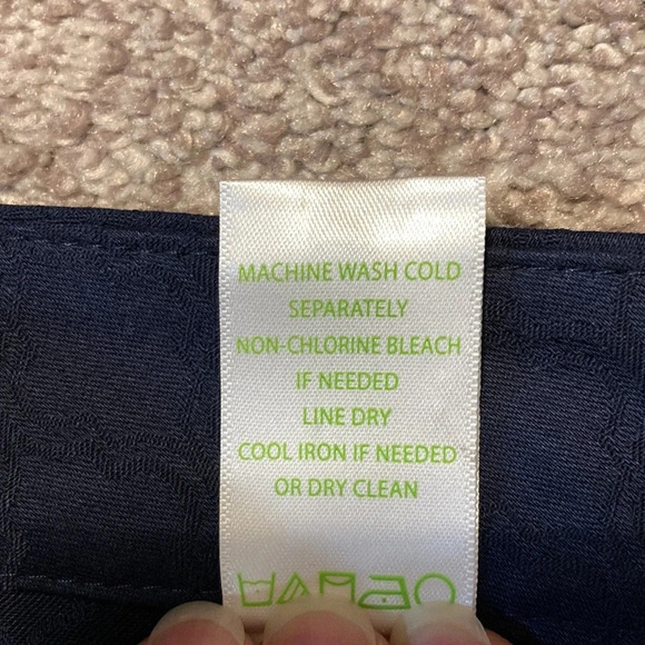 NWOT Lilly Pulitzer Kelly Textured Ankle Length Skinny Pant Navy 0 - Picture 13 of 16